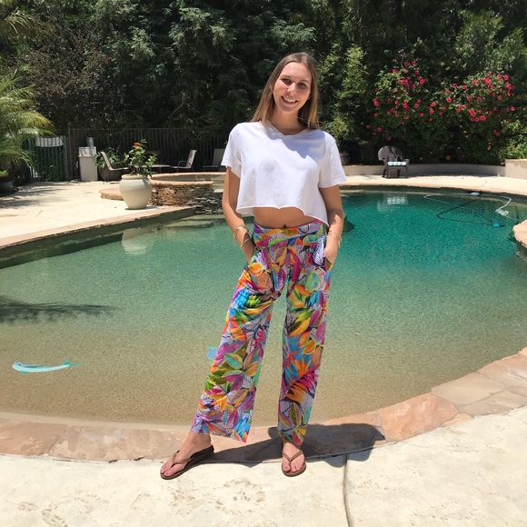 Anne Cole Tropicana Mesh Beach Pants - Picture 7 of 16